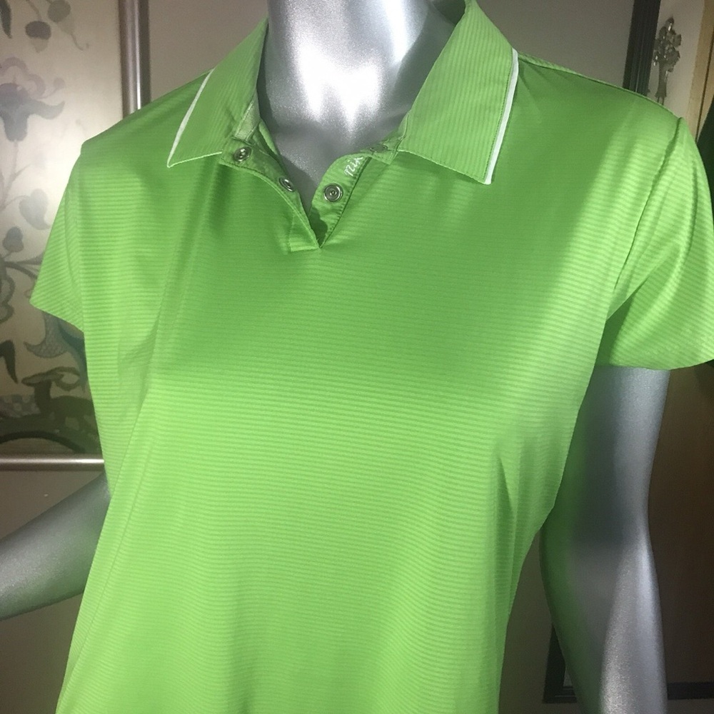 NIKE~Golf Tennis Polo Shirt~DriFit Wik Sports Wear